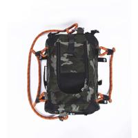 Draagtas - M PETS - REMIX 2 in 1 Camouflage & Oranje - 41 x 28 x 28 cm - Opvouwbaar - Lichtgewicht - Harnasgordel - thumbnail