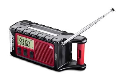 Midland ER 300 Pro Noodradio AM, VHF (FM) Bluetooth, Noodradio, FM, Middengolf, USB Handslinger, Zonnepaneel, Powerbankfunctie, Zaklamp, Stofvast, Oplaadbaar,