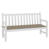 VidaXL Tuinbankkussen 150x50x4 cm oxford stof taupe - thumbnail
