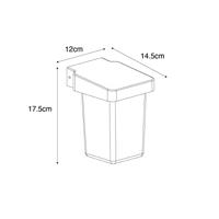 QAZQA Moderne buiten wandlamp zwart IP54 - Chimay - thumbnail