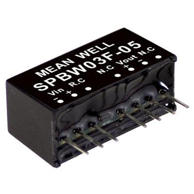 MEAN WELL SPBW03G-15 DC/DC-convertermodule 200 mA 3 W Aantal uitgangen: 1 x Inhoud 1 stuk(s)