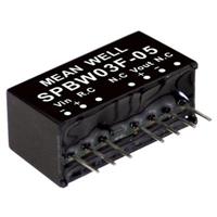 MEAN WELL SPBW03G-15 DC/DC-convertermodule 200 mA 3 W Aantal uitgangen: 1 x Inhoud 1 stuk(s) - thumbnail