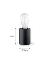 Light depot - tafellamp Dry 10 rond - zwart - Outlet - thumbnail