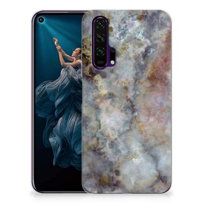 Honor 20 Pro TPU Siliconen Hoesje Marmer Grijs Honor 20 Pro TPU Siliconen Hoesje Marmer Grijs