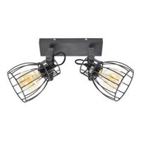 Urban Interiors PlafondlampWire 2-lichts zwart - 13002 - thumbnail