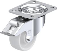 Blickle L-PO 75R-FI Zwenkwiel met rem Wieldiameter: 75 mm Draagvermogen (max.): 200 kg 1 stuk(s) - thumbnail