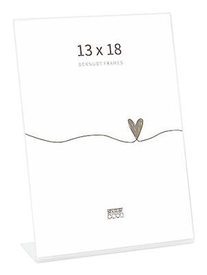 Deknudt Kader met voet in kunststof voor een verticale foto 13x18 S58RL1 Deknudt Kader met voet in kunststof voor een verticale foto 13x18 S58RL1