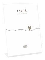 Deknudt Kader met voet in kunststof voor een verticale foto 13x18 S58RL1 - thumbnail