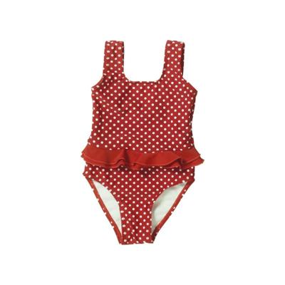 Playshoes badpak Stippen Rood Wit-134-140