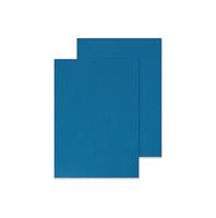 Q-CONNECT dekblad A4 leder 250 grams 100 stuks blauw - thumbnail