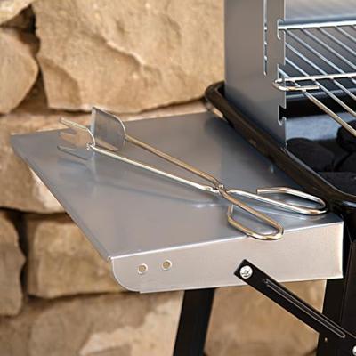 Kolenbarbecue met wielen Aktive Geëmailleerd metaal 90 x 85 x 32 cm Zwart