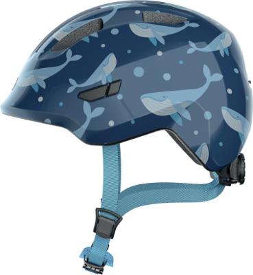 Abus helm smiley 3.0 blauw whale s 45-50cm Abus helm smiley 3.0 blauw whale s 45-50cm
