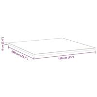 Matraspads Wit en Blauw 160 x 200 cm - thumbnail