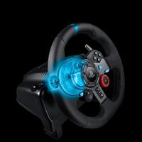 Logitech G G29 Stuurwiel + pedalen Playstation 3,PlayStation 4 Analoog USB 2.0 Zwart - thumbnail