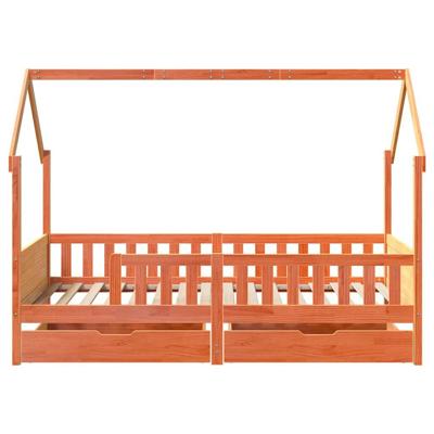 Kinderbedframe 90x200 cm massief grenenhout Kinderbedframe 90x200 cm massief grenenhout