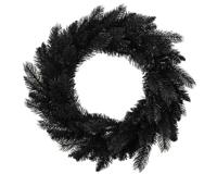 Kerstkrans Berlin Ø50cm Zwart - thumbnail