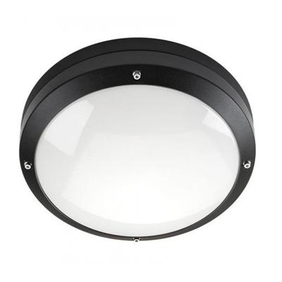 SG Canto LED lamp voor plafond of wand 2xE27 mat zwart IP65 IK10