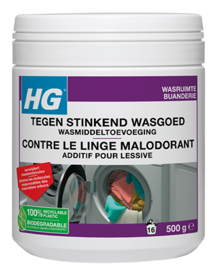 HG Tegen Stinkend Wasgoed Wasmiddeltoevoeging 500g bij Jumbo HG Tegen Stinkend Wasgoed Wasmiddeltoevoeging 500g bij Jumbo