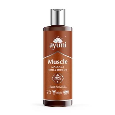 Ayumi Muscle massage & body oil 250 Milliliter