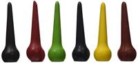 ÖkoNORM Waskrijtjes pin - kleur - 6 stuks - thumbnail