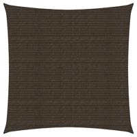 Zonnezeil 160 g/m² 7x7 m HDPE bruin - thumbnail