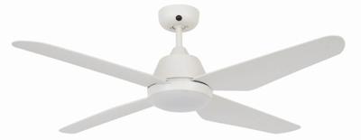 Lucci AIR Aria Plafondventilator 68 W (Ø x h) 122 cm x 33 cm Wit Met afstandsbediening