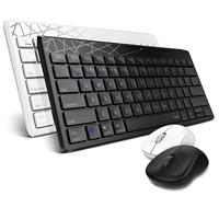 Rapoo Draadloze Combo set toestenbord en muis Multi-mode 8000M Toetsenbord Zwart - thumbnail