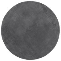 Vloerkleed HUARTE laagpolig zacht wasbaar 120 cm antraciet - thumbnail