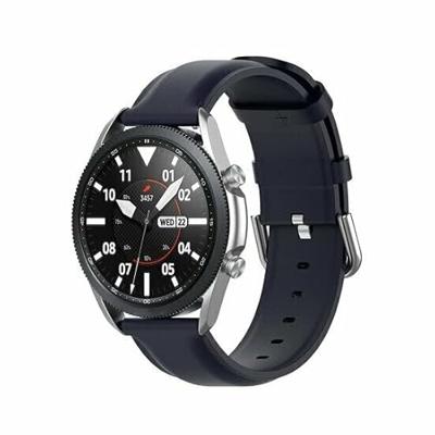 Garmin Venu 2 & 3 - Classic leren bandje - Donkerblauw