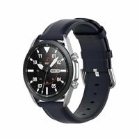 Garmin Venu 2 & 3 - Classic leren bandje - Donkerblauw - thumbnail