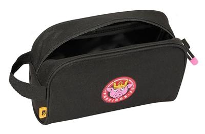 Reistasje Kings League Porcinos Zwart 24 x 15 x 10 cm Reistasje Kings League Porcinos Zwart 24 x 15 x 10 cm