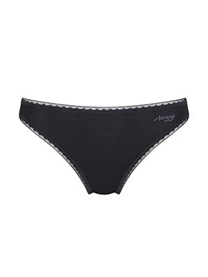 2-pack dames Basic Tai GO - biologische slips - XS - Zwart | Dames slip - Onderbroek - Ondergoed - XS - Onderbroek - Ondergoed - XS - Onderbroek -