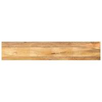 Tafelblad rechthoekig 180x40x2,5 cm massief mangohout - thumbnail