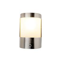 QAZQA Buiten wandlamp RVS schemersensor - Mira - thumbnail