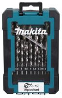 Makita D-78352 Metaal-spiraalboorset 1 mm, 1.5 mm, 2 mm, 2.5 mm, 3 mm, 3.5 mm, 4 mm, 4.5 mm, 5 mm, 5.5 mm, 6 mm, 6.5 mm, 7 mm, 8 mm, 8.5 mm, 9 mm, 9.5 mm, 10 - thumbnail