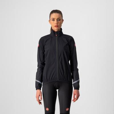 Castelli Emergency 2 regenjack zwart dames L Castelli Emergency 2 regenjack zwart dames L