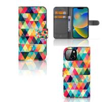 Apple iPhone 14 | Telefoon Hoesje | Geruit - thumbnail