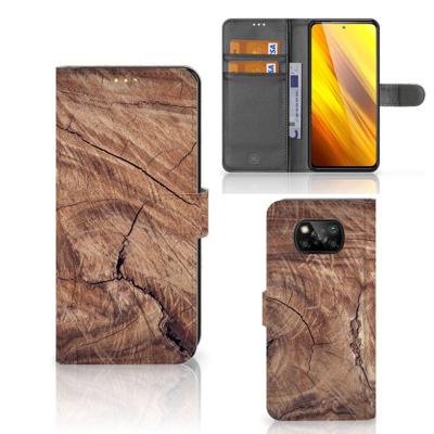 Xiaomi Poco X3 | Poco X3 Pro | Book Style Case | Tree Trunk