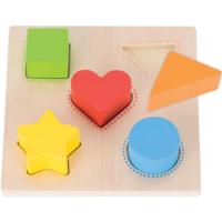 Goki vormensorteerder hout 14,5 x 14,5 cm - thumbnail