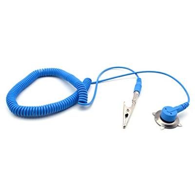 Quadrios ESD-aardingskabel 1.80 m Klem, Drukknop 10 mm, Stekker, Krokodilklem