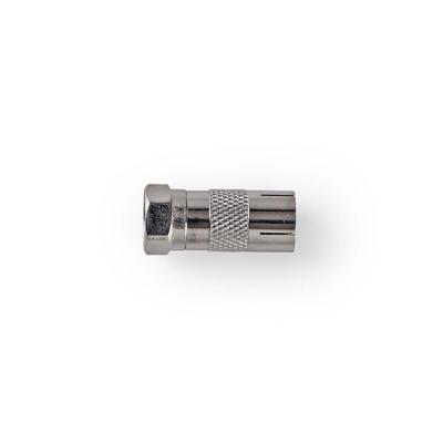 Satelliet- en antenne-adapter | F male - Coax female | 10 stuks | Metaal - thumbnail