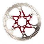 Elvedes Floating rotor 160mm 108g 6 gaats+bout rood 2015148 - thumbnail