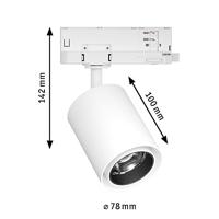 Paulmann Kratos 96565 LED-railspot ProRail3 9 W LED Wit - thumbnail