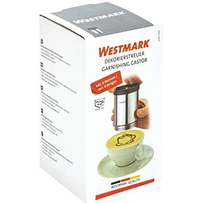 Westmark Cacaostrooier + Sjablonen RVS - thumbnail