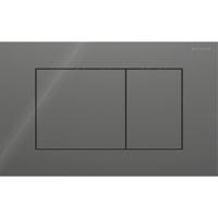 Geberit Drukplaat Sigma 40, 2-toets Square Glas Lava - thumbnail