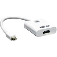 ATEN Mini DisplayPort Kabel Mini-DisplayPort Male - HDMI-Uitgang 0.15 m Wit - thumbnail