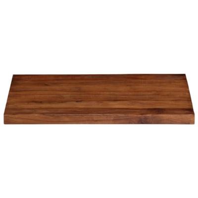 Tafelblad rechthoekig 70x60x3,8 cm massief gerecycled hout