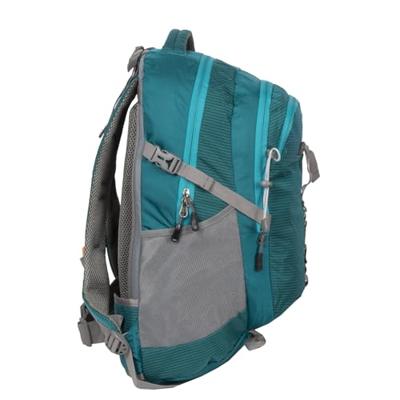 New Rebels ® Kinley - Rugtas - Schooltas - Vrijetijdstas - 48L - Nylon - Petrol