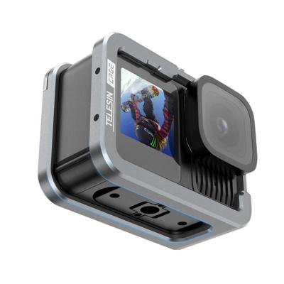 Telesin metalen cage V2 voor GoPro Hero 13/12/11/10/9 - beschermende behuizing met accessoirebevestiging