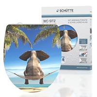 SCHÜTTE toiletbril met soft-close happy elephant duroplast hoogglans - thumbnail